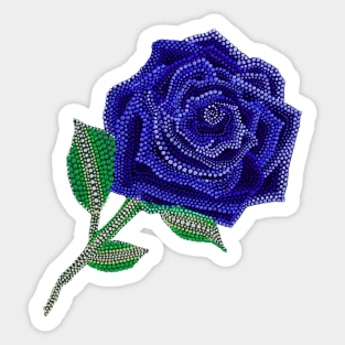 Rose - Navy Blue Sticker